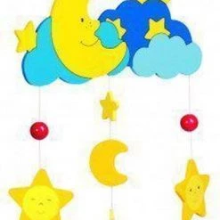 Goki Houten Mobiel Zandmannetje