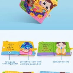 Jollybaby Baby Speelgoed/ Educatief Speelgoed / Schoencadeautjes Sinterklaas/Zacht Baby Boek /sinterklaas/ Kerstcadeau/vakantieboek Voor Kinderen/Zacht Speelgoed/Speelgoed Voor Baby/ Speelgoed Voor Kinderen/baby Boekje/ "where Is The Baby"thema -Goedkope muziekmobielen winkel 447x840