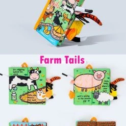 Jollybaby Baby Speelgoed/knisperboekje/kerstcadeau/ Educatief Baby Speelgoed /Zacht Baby Boek /Zacht Speelgoed/Speelgoed Voor Baby/ Speelgoed Voor Kinderen/ "Plush Tails" Thema -Goedkope muziekmobielen winkel 487x840 2