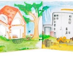 Small Foot Company Houten Boekje - In De Bouw (interactief) - FSC® -Goedkope muziekmobielen winkel 550x205