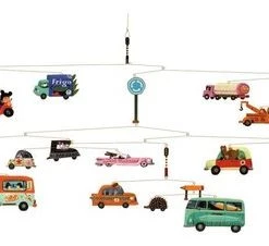 Djeco - DD04309 - Mobiel - Voertuigen - Traffic -Goedkope muziekmobielen winkel 550x226