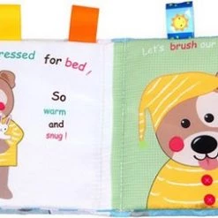 BBSKY Baby Speelgoed 0 Jaar/ Baby Boek/ Baby Born/boek Voor Kinderen/Zachte Doek Boeken /Boek Speelgoed /cadeau Voor Baby/ Boek Voor Kinderen/ Boek Voor Kinderen/ Good Night Dog Baby -Goedkope muziekmobielen winkel 550x254 1