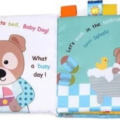BBSKY Baby Speelgoed 0 Jaar/ Baby Boek/ Baby Born/boek Voor Kinderen/Zachte Doek Boeken /Boek Speelgoed /cadeau Voor Baby/ Boek Voor Kinderen/ Boek Voor Kinderen/ Good Night Dog Baby -Goedkope muziekmobielen winkel 550x269 1