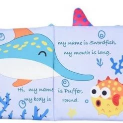 Gbee Baby Boek/knisperboekje /baby Born/boek Voor Kinderen/Educatief Baby Speelgoed /Zacht Baby Boek /Zacht Speelgoed/Speelgoed Voor Baby/ Speelgoed Voor Kinderen/licht Blauw "ocean World" -Goedkope muziekmobielen winkel 550x314 1