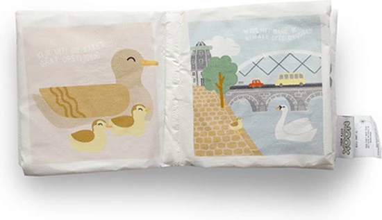 NOOX City Kids Zacht Babyboekje Maastricht - Fairly Made - In Mooie Geschenkverpakking - Duurzaam En Origineel Kraamcadeau 8 NOOX City Kids Zacht Babyboekje Maastricht - Fairly Made - In Mooie Geschenkverpakking - Duurzaam En Origineel Kraamcadeau - Afbeelding 6