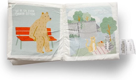 NOOX City Kids Zacht Babyboekje Maastricht - Fairly Made - In Mooie Geschenkverpakking - Duurzaam En Origineel Kraamcadeau 9 NOOX City Kids Zacht Babyboekje Maastricht - Fairly Made - In Mooie Geschenkverpakking - Duurzaam En Origineel Kraamcadeau - Afbeelding 7