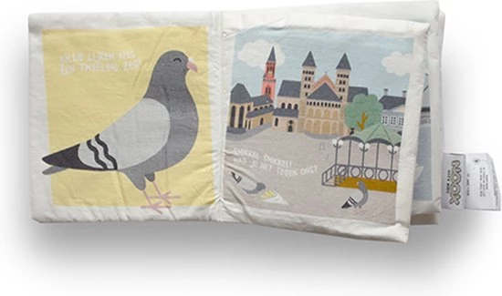 NOOX City Kids Zacht Babyboekje Maastricht - Fairly Made - In Mooie Geschenkverpakking - Duurzaam En Origineel Kraamcadeau 11 NOOX City Kids Zacht Babyboekje Maastricht - Fairly Made - In Mooie Geschenkverpakking - Duurzaam En Origineel Kraamcadeau - Afbeelding 9