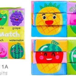 Funny Zoo Baby Speelgoed/knisperboekje /Educatief Baby Speelgoed /baby Born/boek Voor Kinderen/ Baby Boek /Zacht Speelgoed/Speelgoed Voor Baby/ Face Matching Boek/ Mix & Match Fruits -Goedkope muziekmobielen winkel 550x328