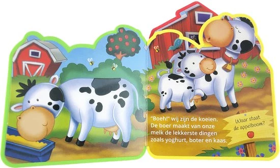 Splendid Uitgeverij Baby's Foamboek - Boerderijdieren - Zacht Boekje Voor De Kleine Handjes 6 Splendid Uitgeverij Baby's Foamboek - Boerderijdieren - Zacht Boekje Voor De Kleine Handjes - Afbeelding 4