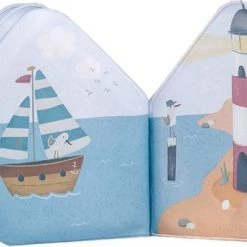 Merkloos Little Dutch - Bad Boekje - Sailors Bay - Bad Speelgoed - Baby Speelgoed - Boekje -Goedkope muziekmobielen winkel 550x341 1