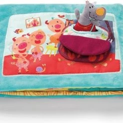 Lilliputiens Boekje De Wolf En De 3 Biggetjes -Goedkope muziekmobielen winkel 550x356 1