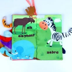 Lovely Baby Babyboekje /Babyspeelgoed / Baby Born/boek Voor Kinderen/Speelgoed Voor 3 Maanden -3 Jaar Oude Baby Jongens Meisjes Cadea/Babyboekjes Leren Speelgoed /baby Book/ Bath Book / Forest Land Animals -Goedkope muziekmobielen winkel 550x366 16