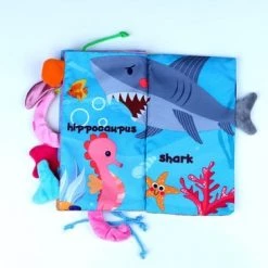 Lovely Baby Babyboekje/ Knisperboekje/ Babyboekje /Babyspeelgoed / Kerstcadeau/ Speelgoed Voor 3 Maanden -3 Jaar Oude Baby Jongens Meisjes Cadea/Babyboekjes Leren Speelgoed /baby Book/ Bath Book / Ocean Animals -Goedkope muziekmobielen winkel 550x366 33