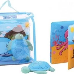 Johntoy Happy World Badboekje En Schildpad 14 Cm