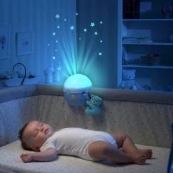 Chicco Next 2 First Dreams Stars Projector - Blauw -Goedkope muziekmobielen winkel 550x367 20