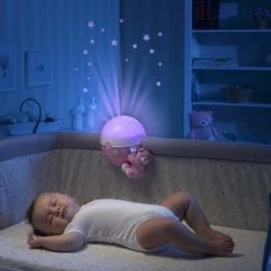 Chicco Next 2 First Dreams Stars Projector - Roze -Goedkope muziekmobielen winkel 550x367 23