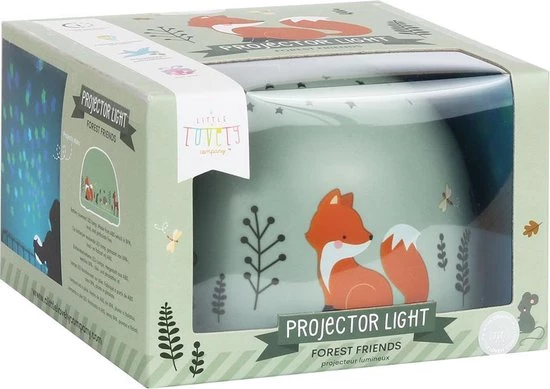 Projector Lamp / Sterrenprojector: Bosvriendjes Dieren | A Little Lovely Company 4 Projector Lamp / Sterrenprojector: Bosvriendjes Dieren | A Little Lovely Company - Afbeelding 2