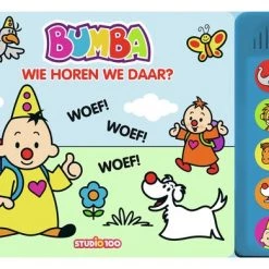 Gert Verhulst Studio 100 Geluidenboek Bumba "wie Horen We Daar " Karton Blauw