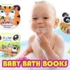 Lovely Baby Babyboekje/ Knisperboekje/ Babyspeelgoed /zwemband/Babybadboekjes Douchen Leren Speelgoed | Zwevend Boek | Waterdicht Kinderbad Voor Peuters/ Bath Book / Tijger -Goedkope muziekmobielen winkel 550x390 3