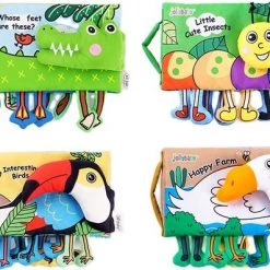 Jollybaby Baby Boek/black Friday/ Sinterklaas/ Kerst Cadeau/Educatief Speelgoed/schoencadeautjes Sinterklaas/ Baby Born/Zacht Baby Boek /Zacht Speelgoed/Speelgoed Voor Baby/ Speelgoed Voor Kinderen/ Voet Doek Boek- Happy Farm -Goedkope muziekmobielen winkel 550x397 5