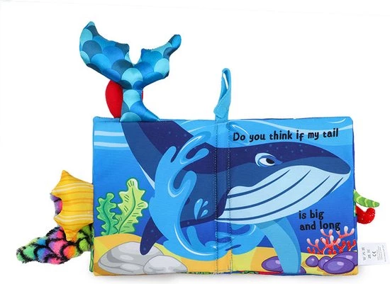 BBSKY Baby Boek/knisperboekje /sinterklaas/ Kerstcadeau/ Baby Born/Educatief Baby Speelgoed /Zacht Baby Boek /Zacht Speelgoed/Speelgoed Voor Baby/ Speelgoed Voor Kinderen/"under Water World" Thema 5 BBSKY Baby Boek/knisperboekje /sinterklaas/ Kerstcadeau/ Baby Born/Educatief Baby Speelgoed /Zacht Baby Boek /Zacht Speelgoed/Speelgoed Voor Baby/ Speelgoed Voor Kinderen/"under Water World" Thema - Afbeelding 3
