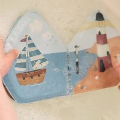 Merkloos Little Dutch - Bad Boekje - Sailors Bay - Bad Speelgoed - Baby Speelgoed - Boekje -Goedkope muziekmobielen winkel 550x402