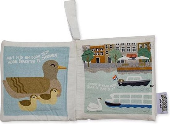 NOOX City Kids Zacht Babyboekje Delft - 100% Katoen - Fairly Made - In Mooie Geschenkverpakking 8 NOOX City Kids Zacht Babyboekje Delft - 100% Katoen - Fairly Made - In Mooie Geschenkverpakking - Afbeelding 6