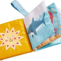 Haba Babyboekje Zeewereld Junior 13,5 Cm Polyester Blauw -Goedkope muziekmobielen winkel 550x404 2
