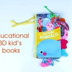 Lovely Baby Babyboekje/ Knisperboekje/ Babyboekje /Babyspeelgoed / Kerstcadeau/ Speelgoed Voor 3 Maanden -3 Jaar Oude Baby Jongens Meisjes Cadea/Babyboekjes Leren Speelgoed /baby Book/ Bath Book / Ocean Animals -Goedkope muziekmobielen winkel 550x406 2