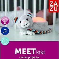 Zazu - Kiki De Kat - Luxe Plafonprojector Met Verschillende Soorten Muziek En Huilsensor - De Projector Bevat 3 Mooie Kleuren Om Een Prachtige Sterrenhemel Te Creeeren! -Goedkope muziekmobielen winkel 550x412 77