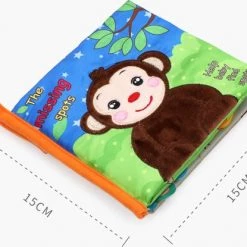 BBSKY Babyboekje /Babyspeelgoed /baby Born/boek Voor Kinderen/ Speelgoed Voor 3 Maanden -3 Jaar Oude Baby Jongens Meisjes Cadea/Babyboekjes Leren Speelgoed /baby Book/ Bath Book / "Help Me Find Spot" Thema