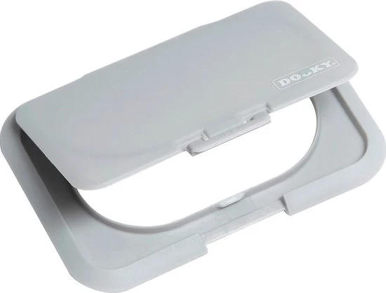 Dooky Deksel Voor Babydoekjes Herbruikbaar Grijs 4 Dooky Deksel Voor Babydoekjes Herbruikbaar Grijs - Afbeelding 2