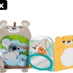 2x Fisher-Price Knuffelbaar Activiteiten Boekje Baby - Baby Speelgoed -Goedkope muziekmobielen winkel 550x423 1