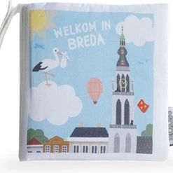 NOOX City Kids Zacht Babyboekje Breda - Fairly Made - In Mooie Geschenkverpakking - Duurzaam En Origineel Kraamcadeau