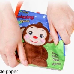 BBSKY Babyboekje /Babyspeelgoed /baby Born/boek Voor Kinderen/ Speelgoed Voor 3 Maanden -3 Jaar Oude Baby Jongens Meisjes Cadea/Babyboekjes Leren Speelgoed /baby Book/ Bath Book / "Help Me Find Spot" Thema -Goedkope muziekmobielen winkel 550x431