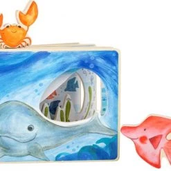 Small Foot Company Plaatjes Boek Interactieve Onderwaterwereld - Houten Speelgoed Vanaf 1 Jaar