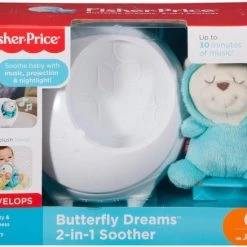 Fisher-Price Vlinderdromen 2-in-1 Sluimerkastje -Goedkope muziekmobielen winkel 550x438