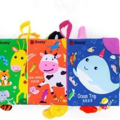 Sozzy Baby Speelgoed/knisperboekje /Educatief Baby Speelgoed /baby Born/boek Voor Kinderen/ Baby Boek /Zacht Speelgoed/Speelgoed Voor Baby/ Boek Met Bijtring/ "jungly Animals" Thema -Goedkope muziekmobielen winkel 550x443