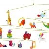 Djeco - DD04318 - Mobiel - Dieren - Carnaval -Goedkope muziekmobielen winkel 550x461