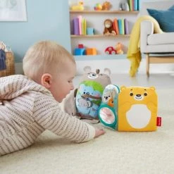 Fisher-Price Knuffelbaar Activiteiten Boekje Baby - Baby Speelgoed -Goedkope muziekmobielen winkel 550x467 2