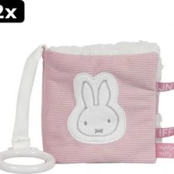 2x Nijntje Buggyboekje Met Ribstof Roze