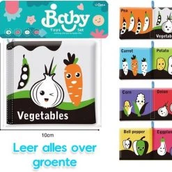 Allerion® Allerion Zachte Boekjes Set Mini – 4 Verschillende – Foam Boekjes – Diverse Thema’s – Ideaal Kraamcadeau -Goedkope muziekmobielen winkel 550x469