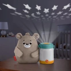 Fisher-Price Sluimerspeeltje Met Vuurvliegjes En Babybeer - Knuffel En Baby Projector -Goedkope muziekmobielen winkel 550x471 5