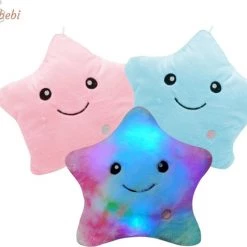 Mabebi MBB-LSK3 - Lichtgevende Ster Kussen - Knuffel - Slapen - Kussen Met Licht -Goedkope muziekmobielen winkel 550x477 3
