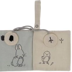 Snoozebaby Ontdek En Doe Boekje Whose Trail - 100% Organic Katoen - Nature Look -Goedkope muziekmobielen winkel 550x478