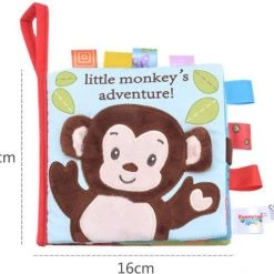 Funny Zoo Baby Speelgoed/knisperboekje /Pasen Kinderen/Pasen/ Baby Born/boek Voor Kinderen/Educatief Baby Speelgoed /Zacht Baby Boek /Zacht Speelgoed/Speelgoed Voor Baby/ Speelgoed Voor Kinderen/zwart En Wit Boek/ "little Monkey's Adventure" Thema -Goedkope muziekmobielen winkel 550x478 3