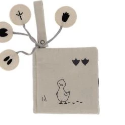 Snoozebaby Ontdek En Doe Boekje Whose Trail - 100% Organic Katoen - Nature Look -Goedkope muziekmobielen winkel 550x483 1