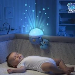 Chicco Next 2 First Dreams Stars Projector - Blauw -Goedkope muziekmobielen winkel 550x485