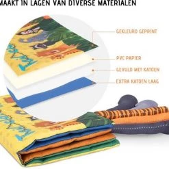 Tumama® Knisperboekje Baby Eerste Jaar “Groen“ Staarten Dieren Voelboekje - Sinterklaas Kerst Cadeau - Educatief Voel Knisper Boek Speelgoed -Goedkope muziekmobielen winkel 550x488 1