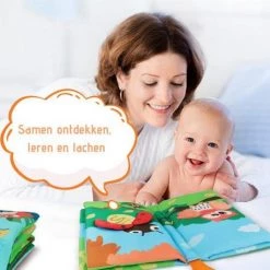 Tumama® Knisperboekje Baby Eerste Jaar “Dieren Vachten“ Voelboekje - Sinterklaas Kerst Cadeau - Educatief Voel Knisper Boek Speelgoed -Goedkope muziekmobielen winkel 550x502 2